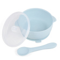 Ensemble d&#39;alimentation pour bébé en silicone Ensemble d&#39;alimentation en silicone pour bébé Bol d&#39;aspiration pour bébé